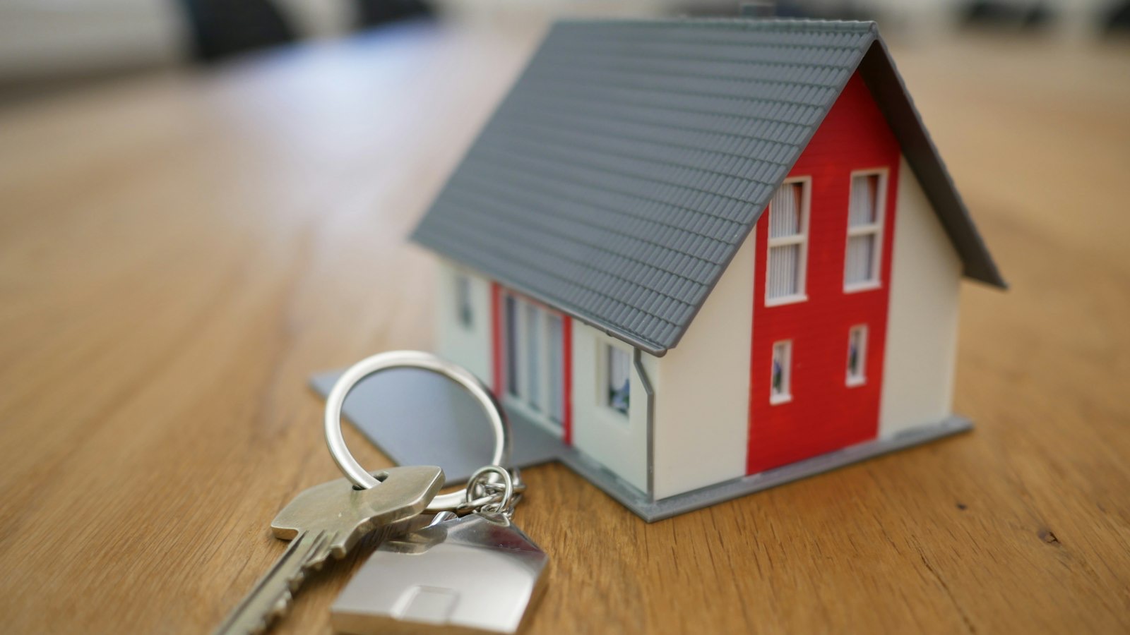 Real estate property and keys