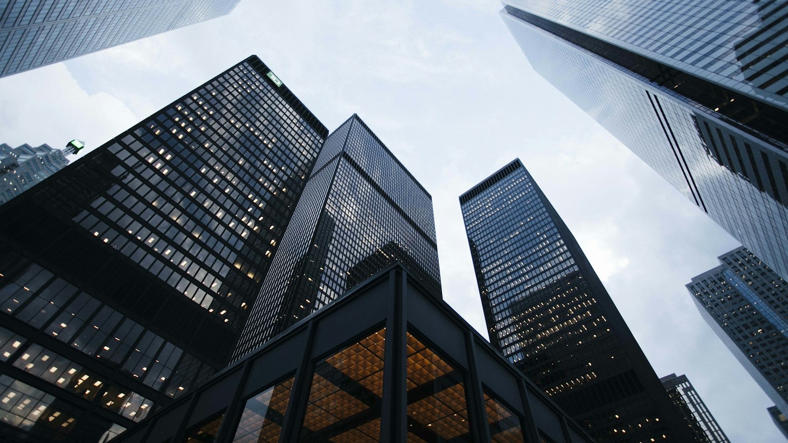 Modern office building in city